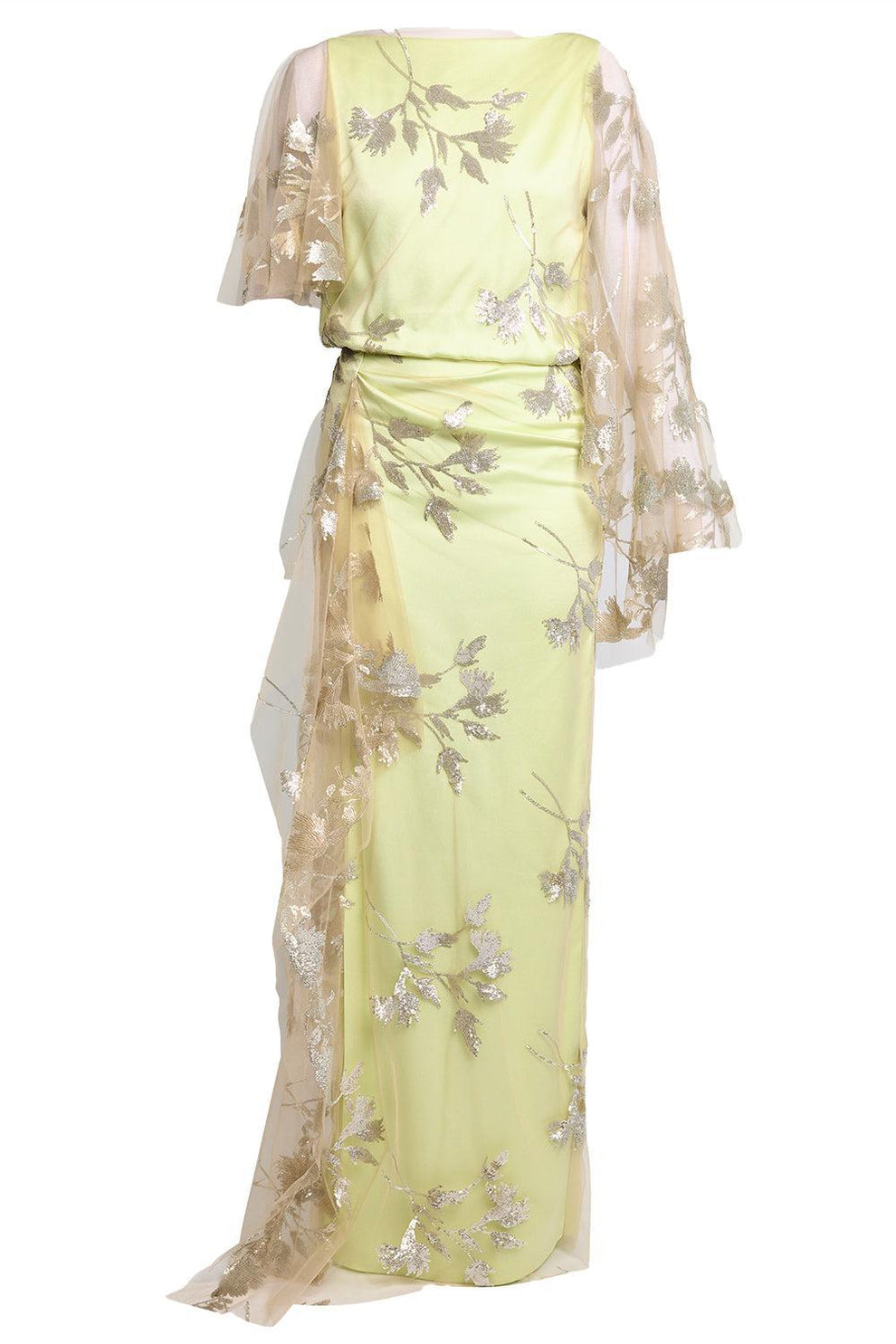 erdem dress ERDEM: Short Sleeve Drape Gown