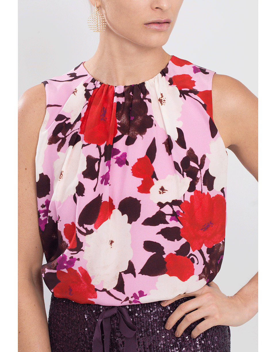 ERDEM-Warren Floral Shell Top-