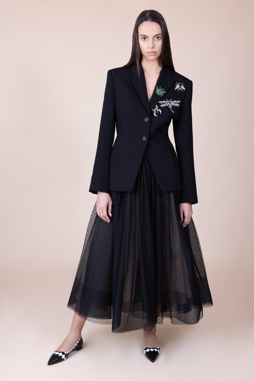 ERDEM-Embroidered Blazer-