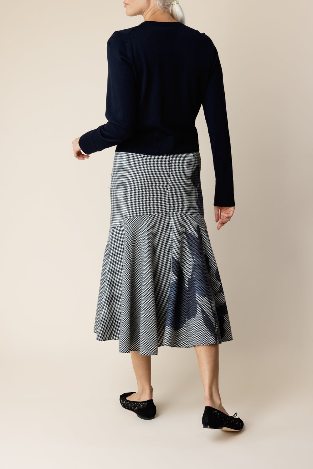 ERDEM-Pencil Flare Skirt-