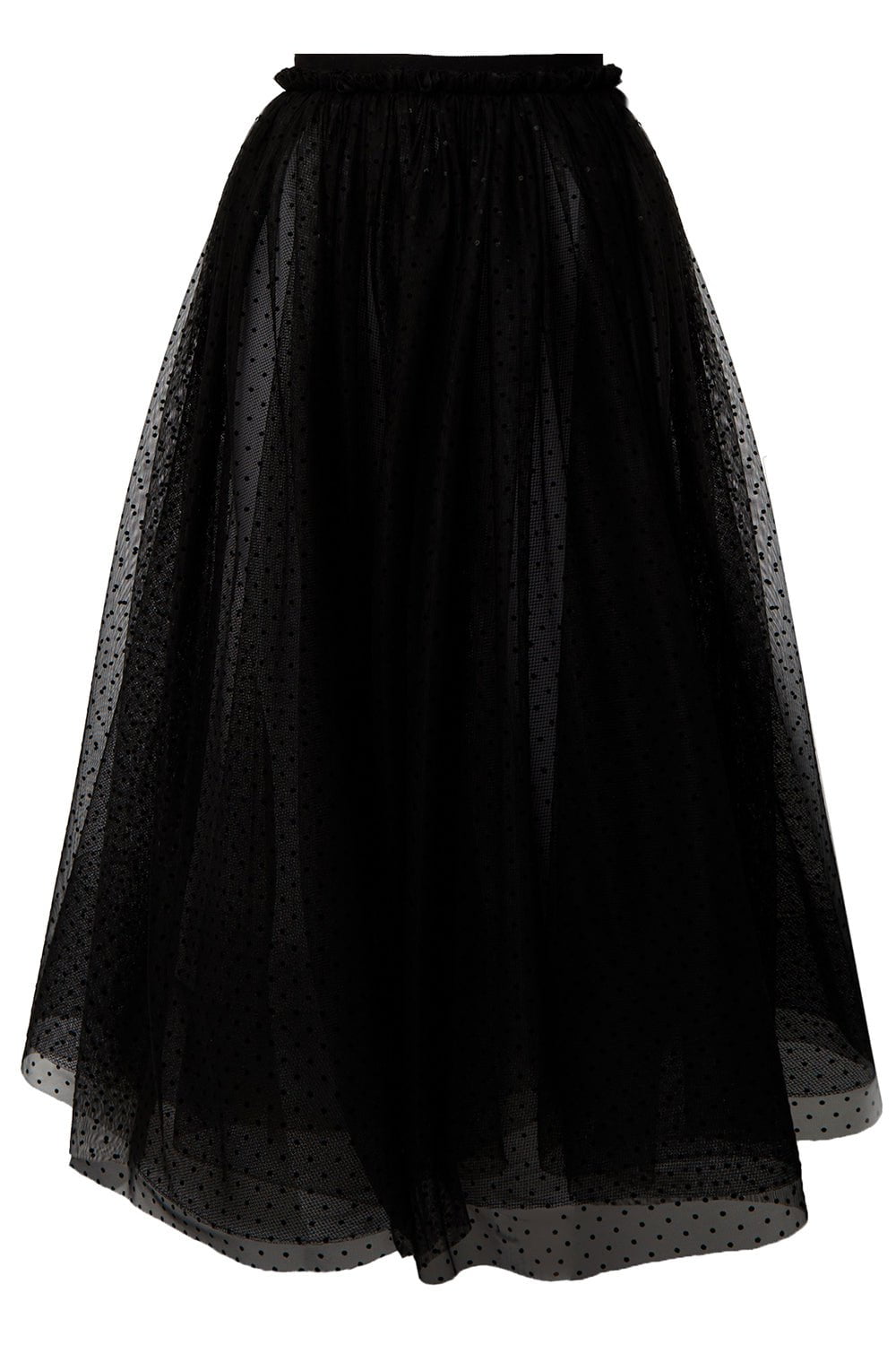 ERDEM-Polka Dot Midi Skirt-