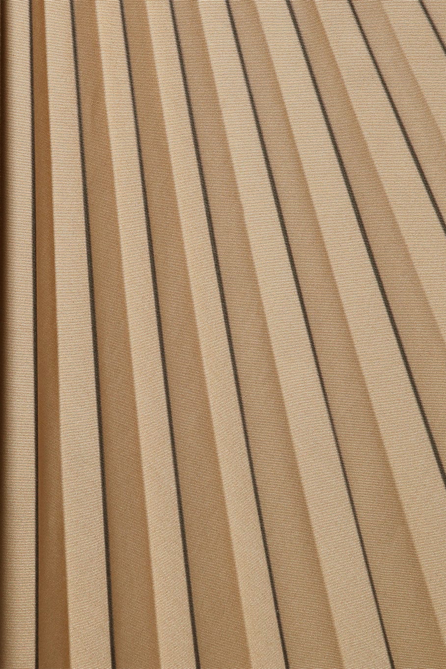 ERDEM-Nesrine Pleated Skirt - Camel-