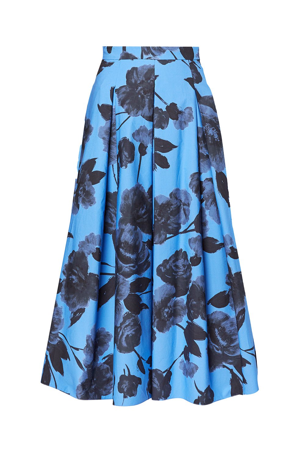 ERDEM-Pleated Volume Midi Skirt-