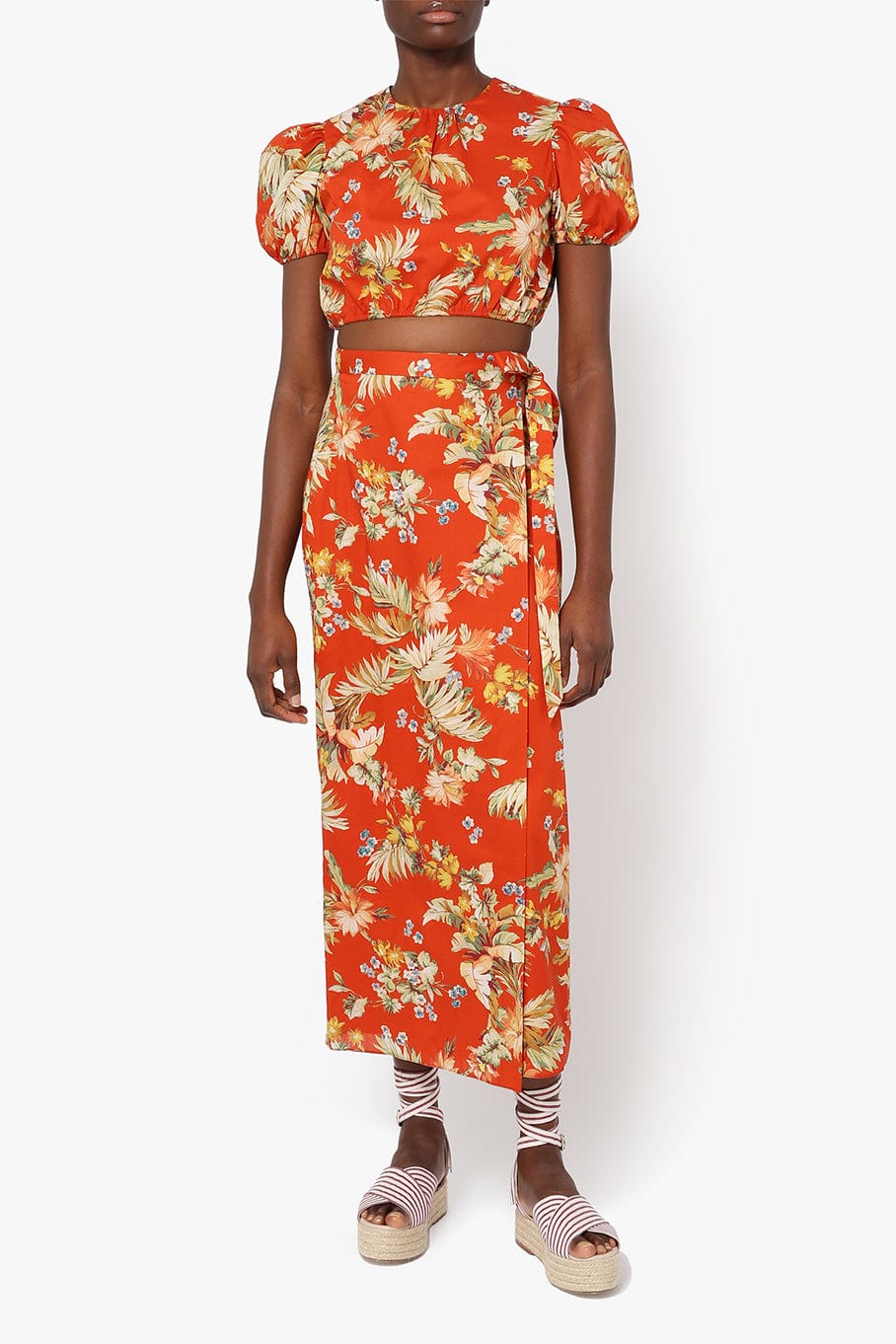 ERDEM-Hermia Wrap Skirt-