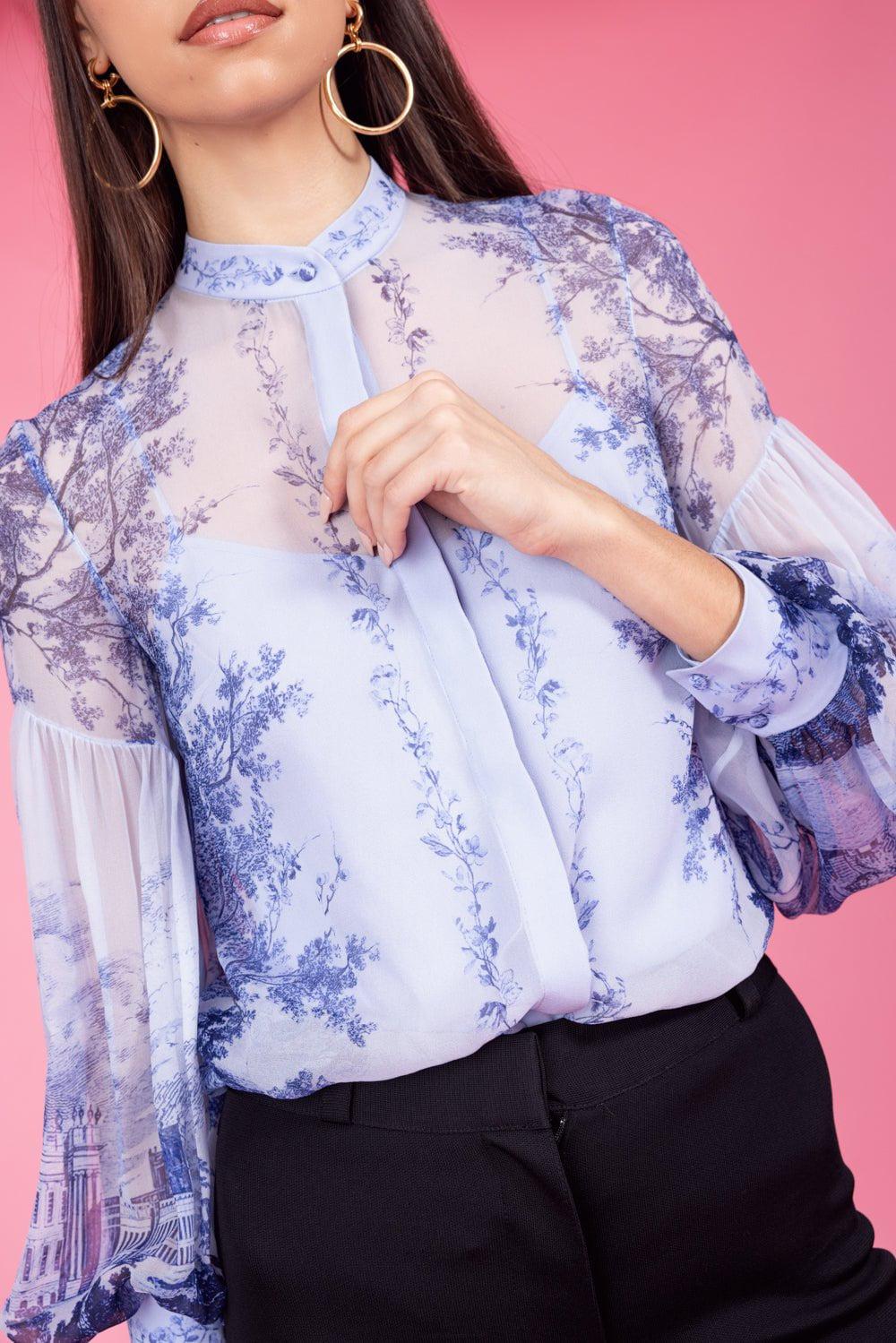 ERDEM-Button Down Blouse-