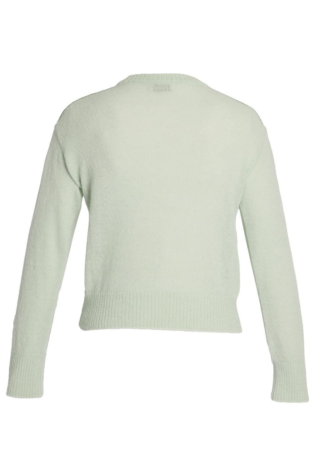 Floral Long Sleeve Top-GREEN-XS-CLOTHINGTOPCARDIGAN-ERDEM
