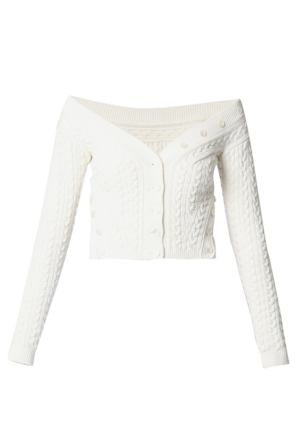 ERDEM-Off The Shoulder Cardigan-