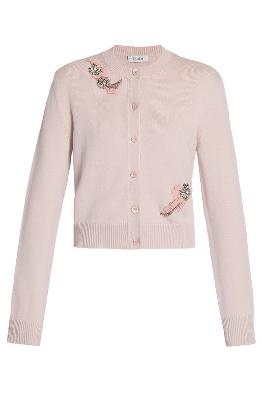 Embellished Long Sleeve Cardigan