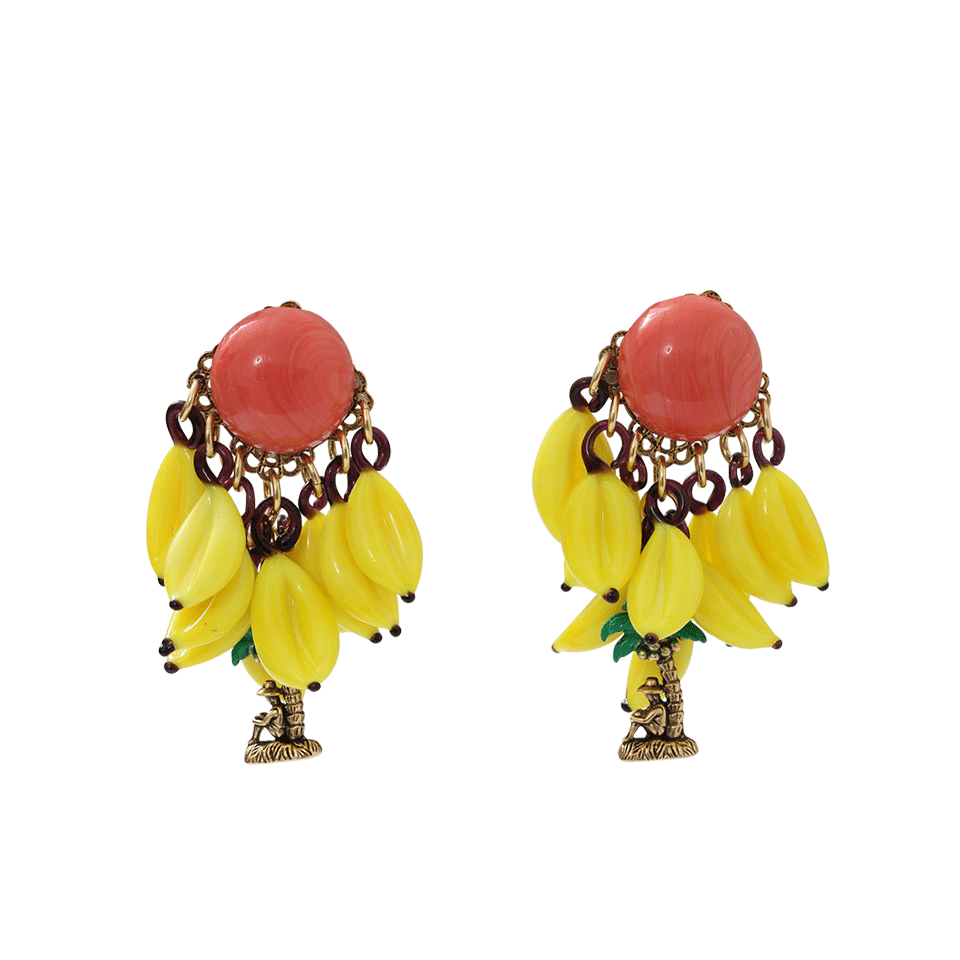 ERICKSON BEAMON-Copacabana Coral Earrings-CORAL