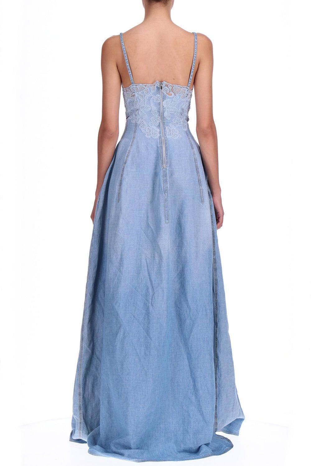 ERMANNO SCERVINO-Faux Denim Dress-