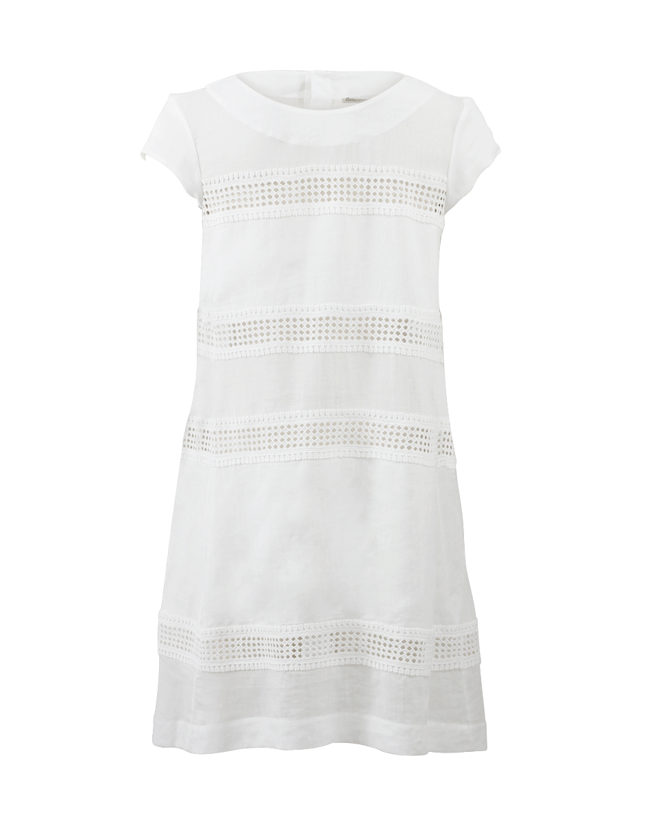 ERMANNO SCERVINO-Perforated Lace Dress-