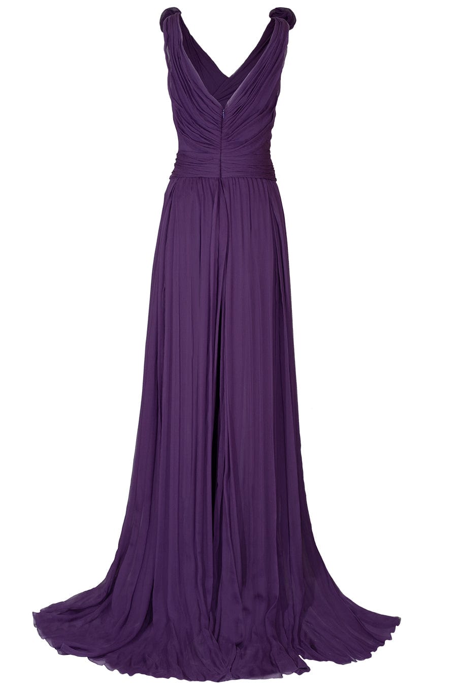 ERMANNO SCERVINO-Sleeveless Chiffon Gown-