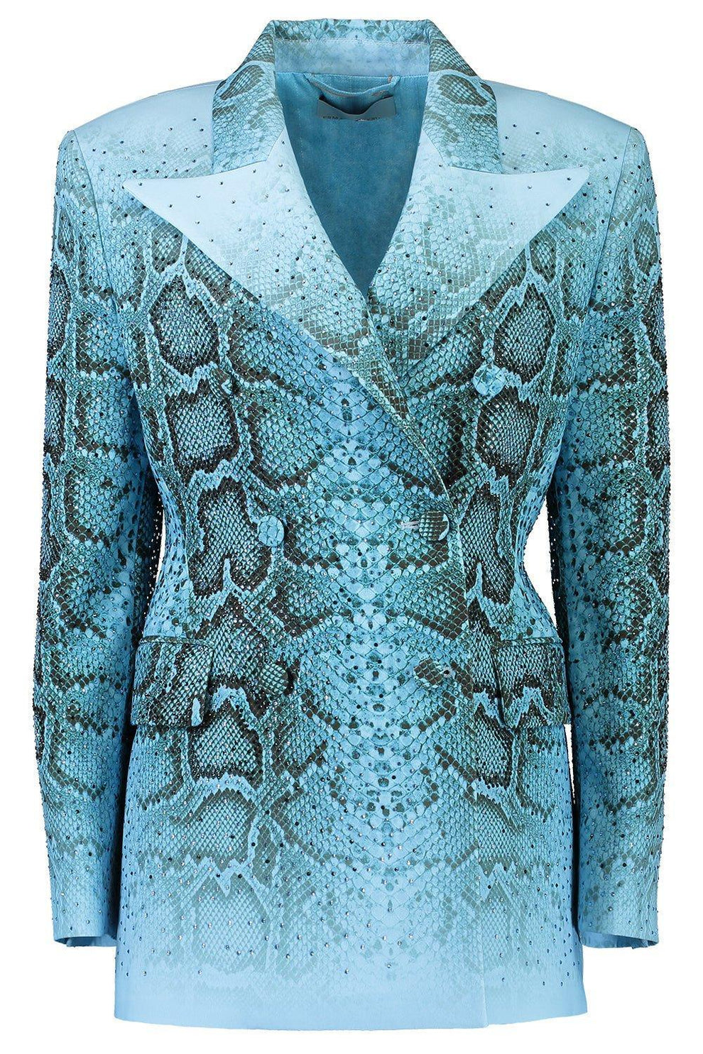 Snake Print Double Breasted Jacket ERMANNO SCERVINO – Marissa