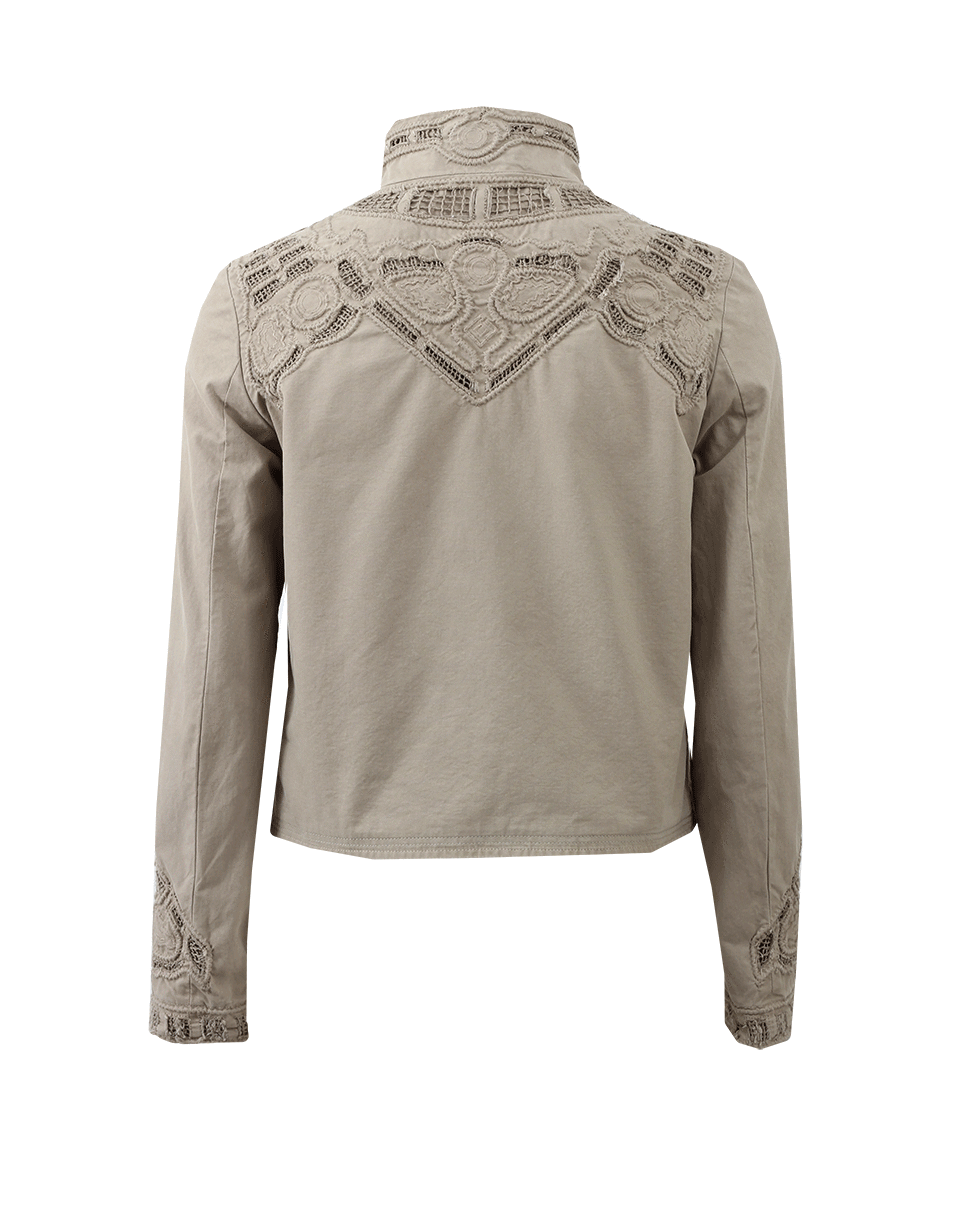 ERMANNO SCERVINO-Embellished Military Jacket-