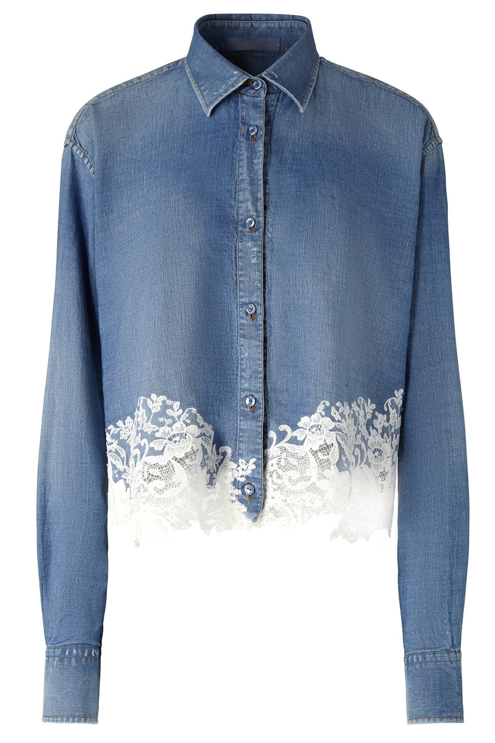 ERMANNO SCERVINO-Lace Detail Blouse-