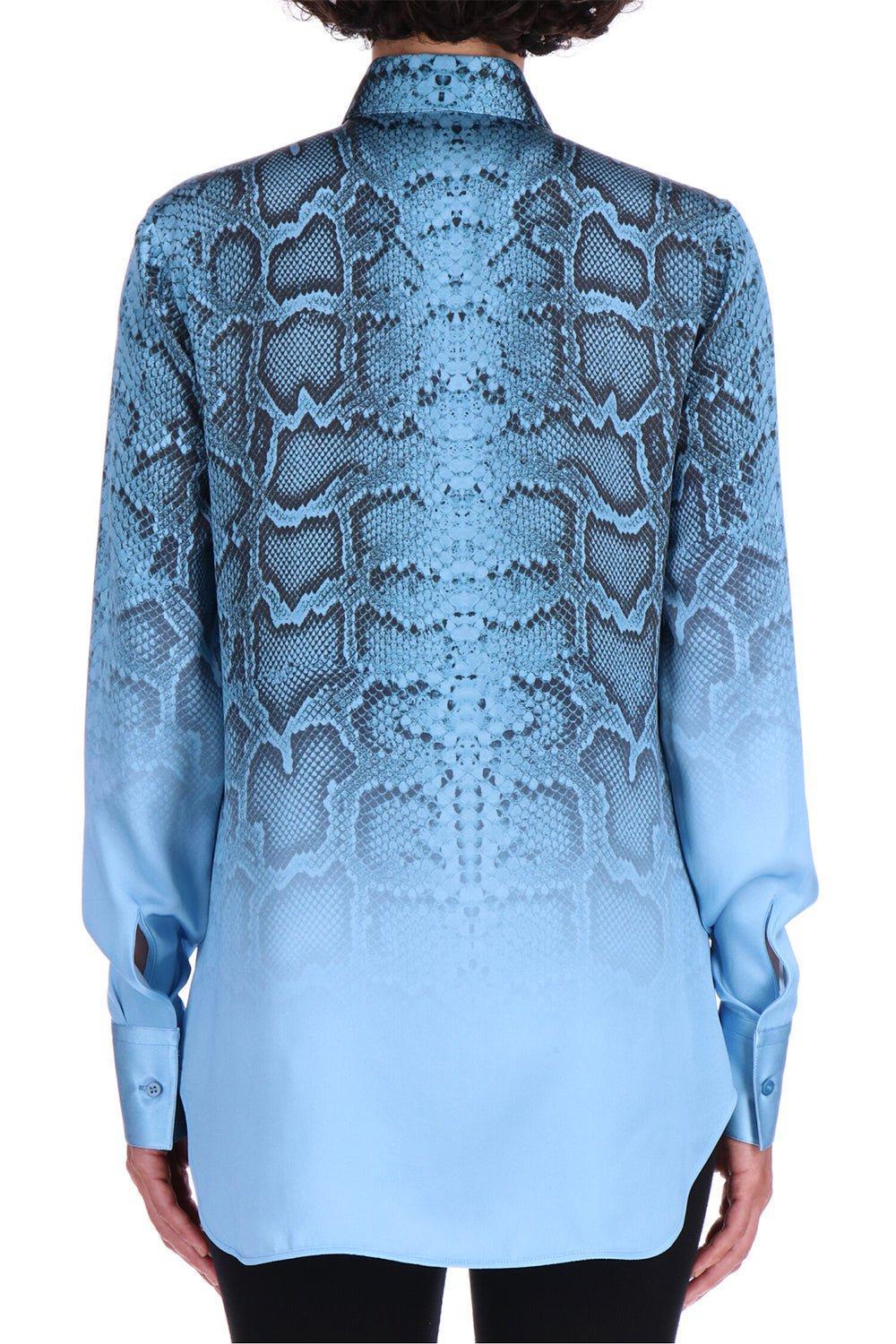 ERMANNO SCERVINO-Snake Print Long Sleeve Shirt - Pitone-