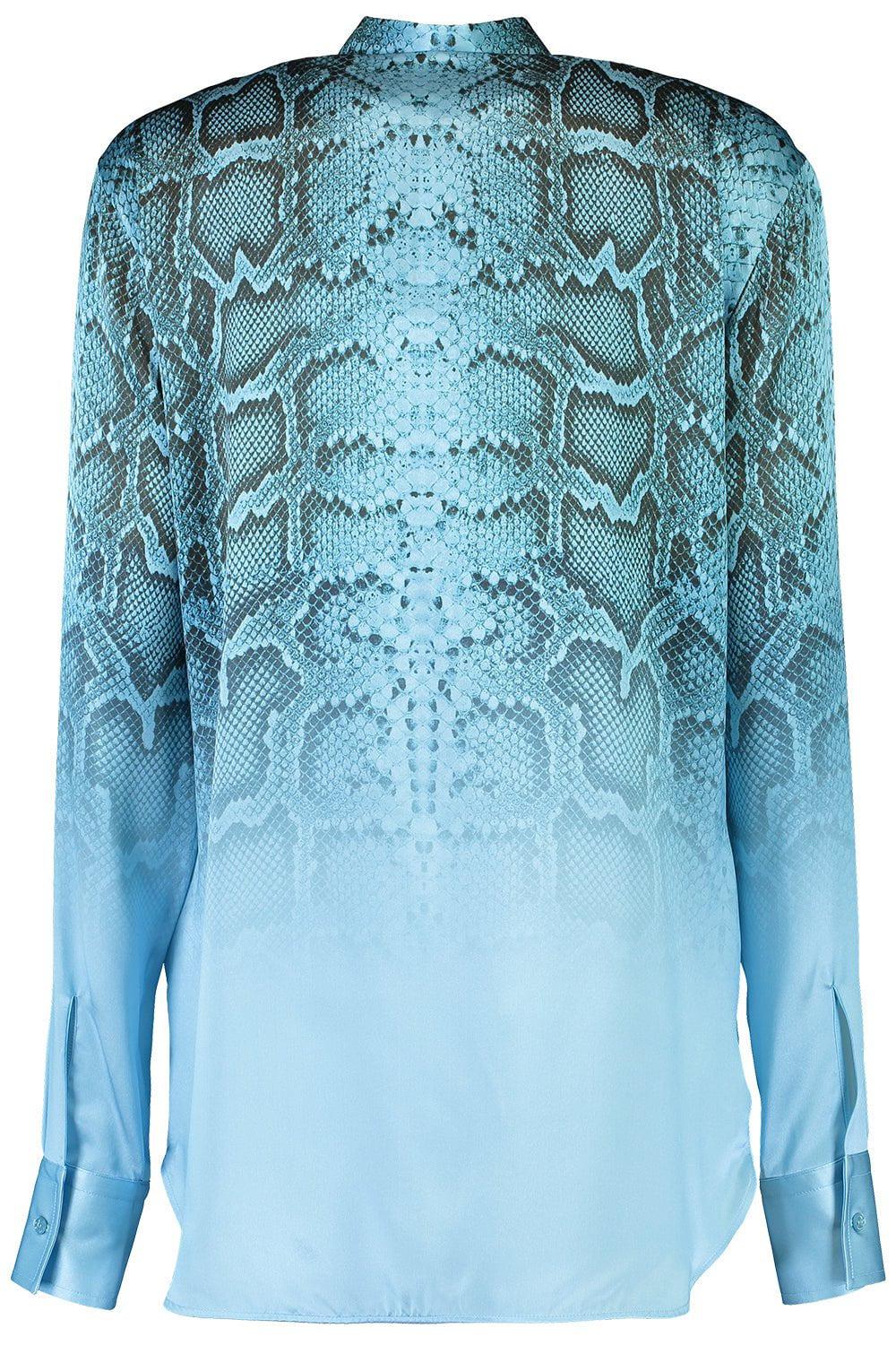 ERMANNO SCERVINO-Snake Print Long Sleeve Shirt - Pitone-