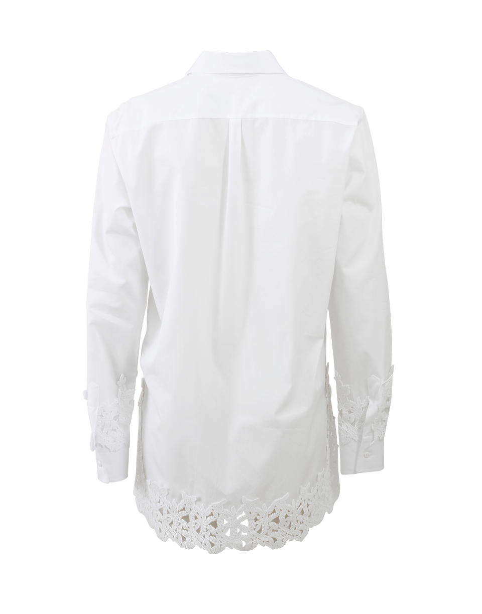 ERMANNO SCERVINO-Henley Shirt With Lace Bib-