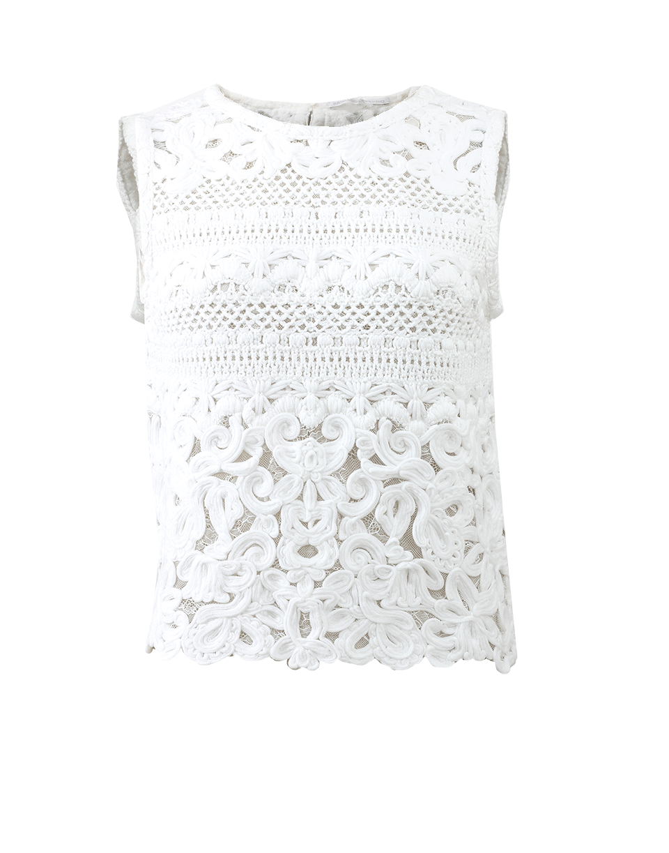 ERMANNO SCERVINO-Lace Tank-