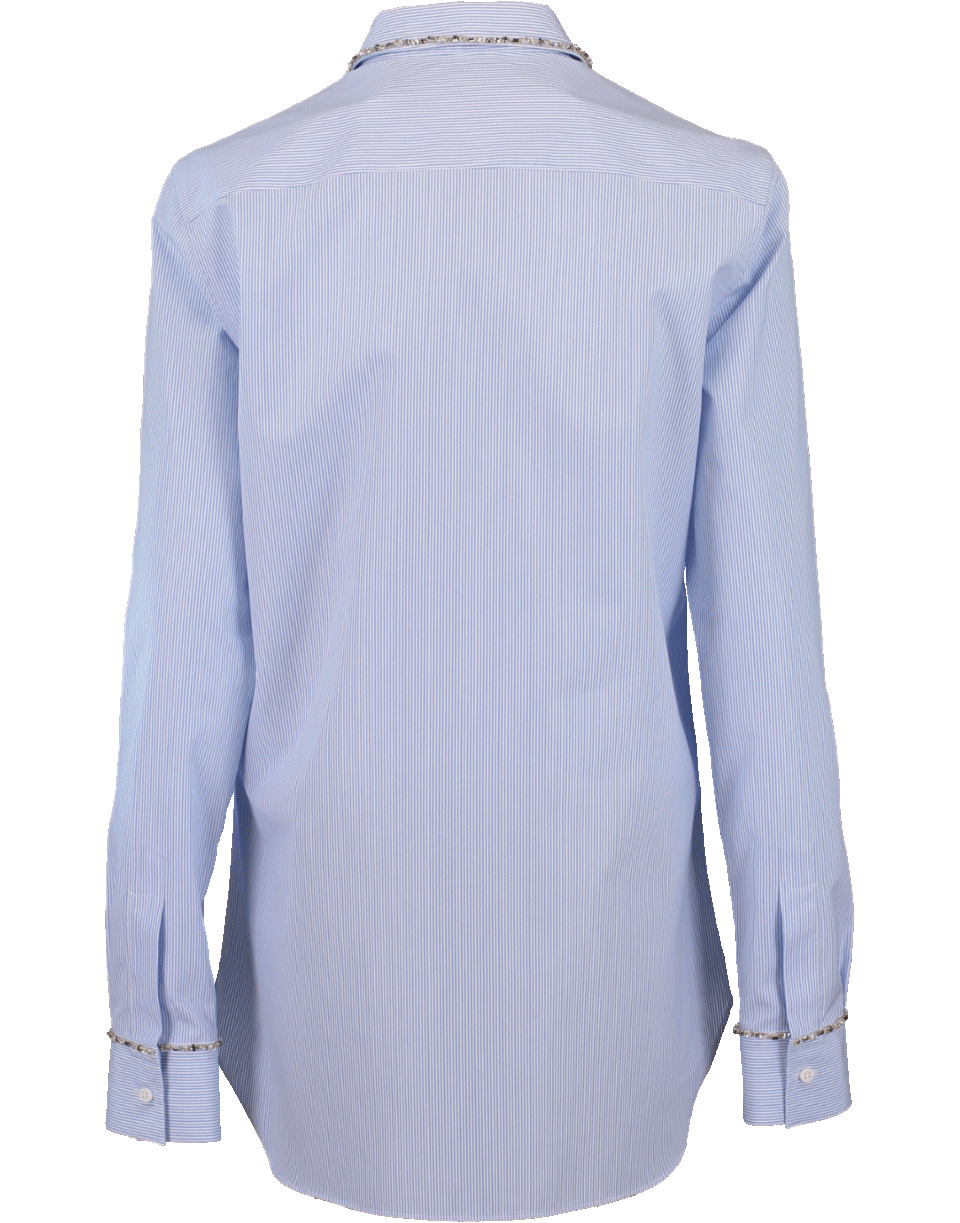 ERMANNO SCERVINO-Crystal Embellished Blouse-