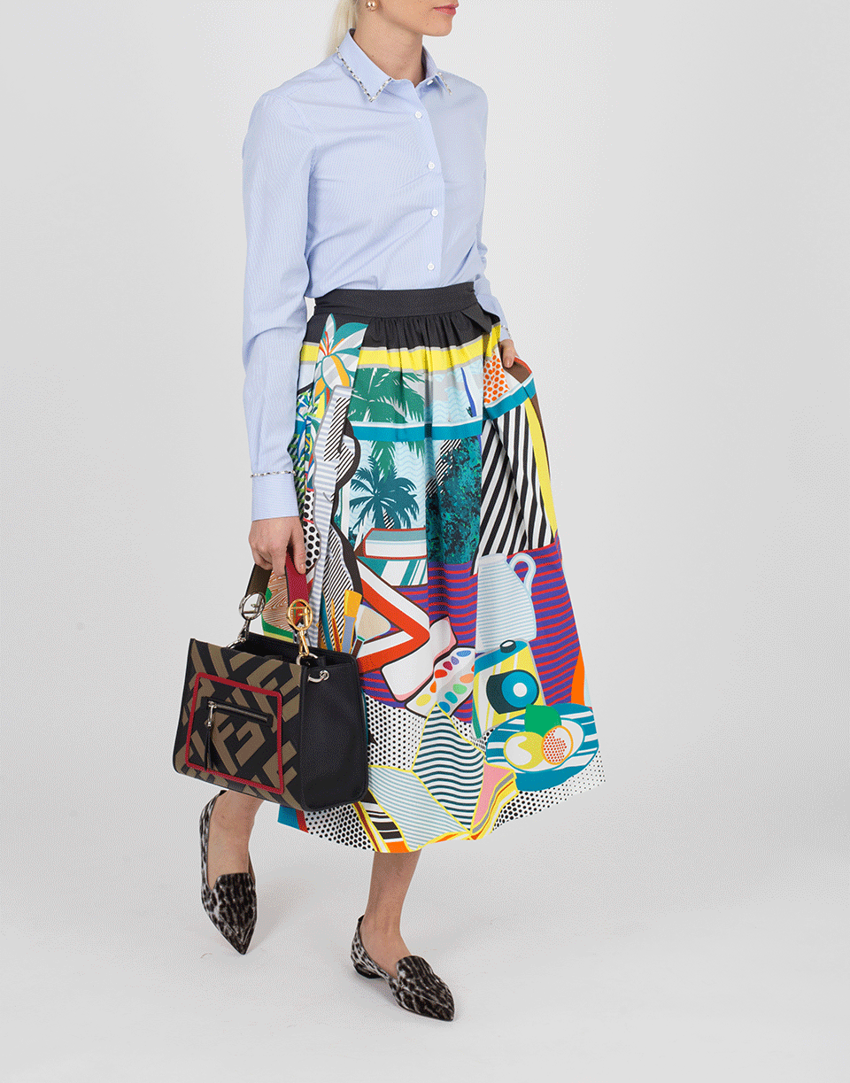 ERMANNO SCERVINO-Crystal Embellished Blouse-