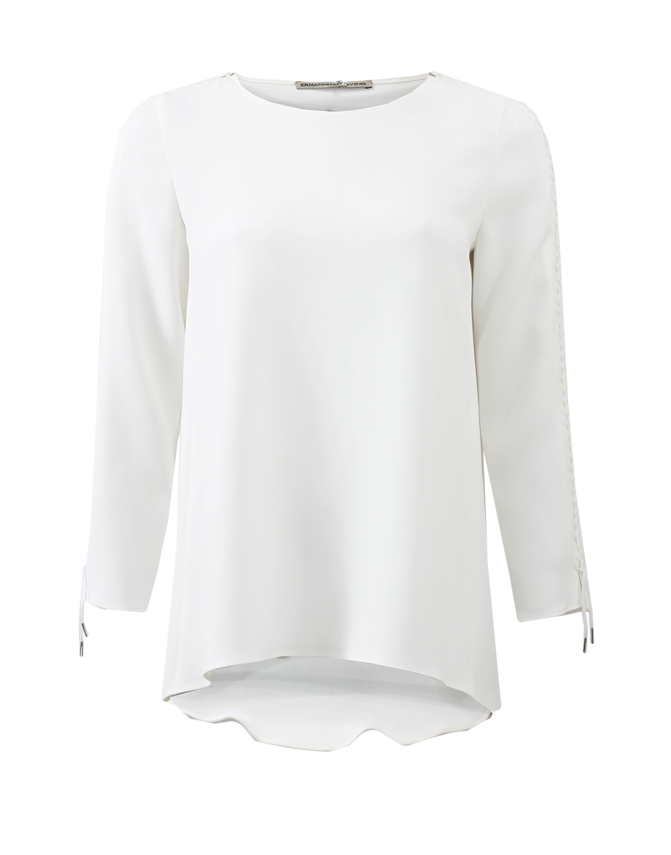 ERMANNO SCERVINO-Braided Sleeve Tunic-