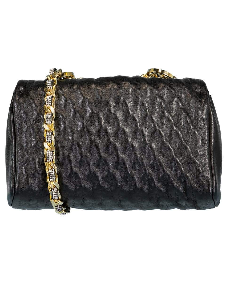 ERMANNO SCERVINO-Black Faubourg Quilt Bag-BLACK