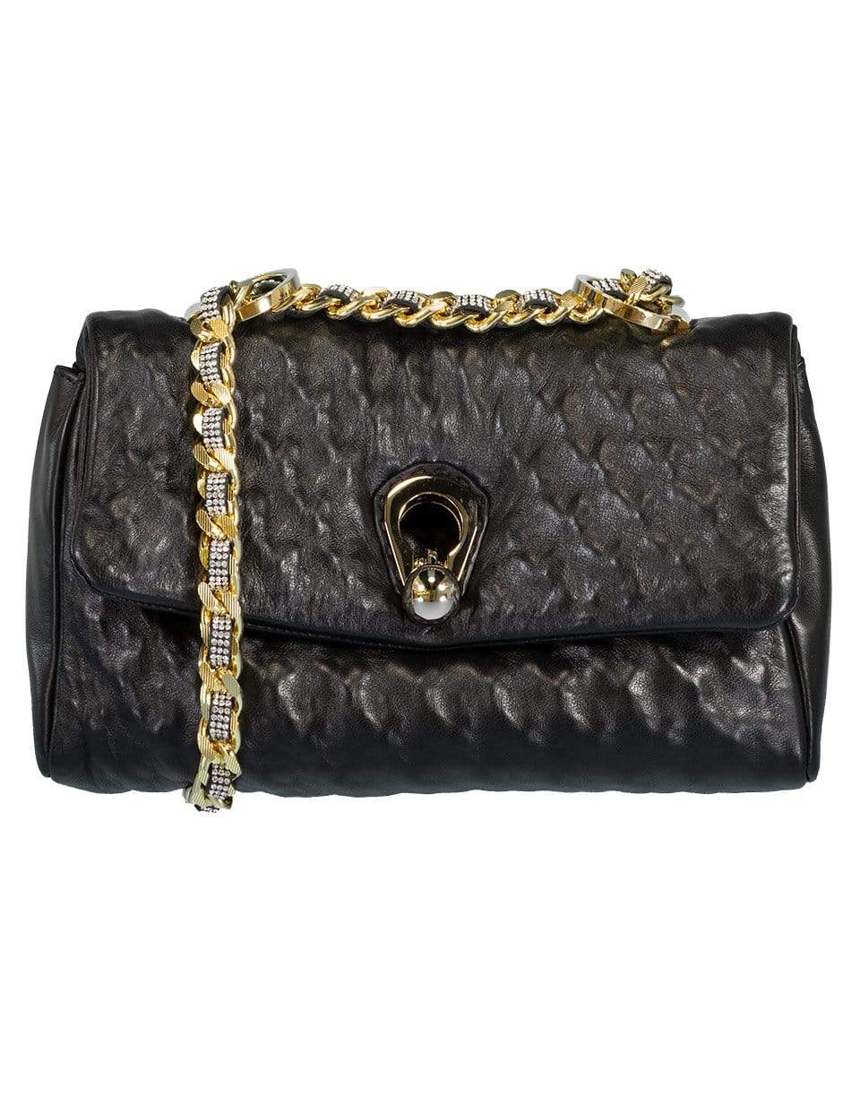 ERMANNO SCERVINO-Black Faubourg Quilt Bag-BLACK