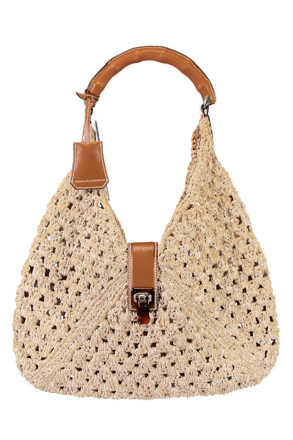 Dudu Mini Hobo Bag-BROWN-O/S-HANDBAGSHOULDER-ERMANNO SCERVINO