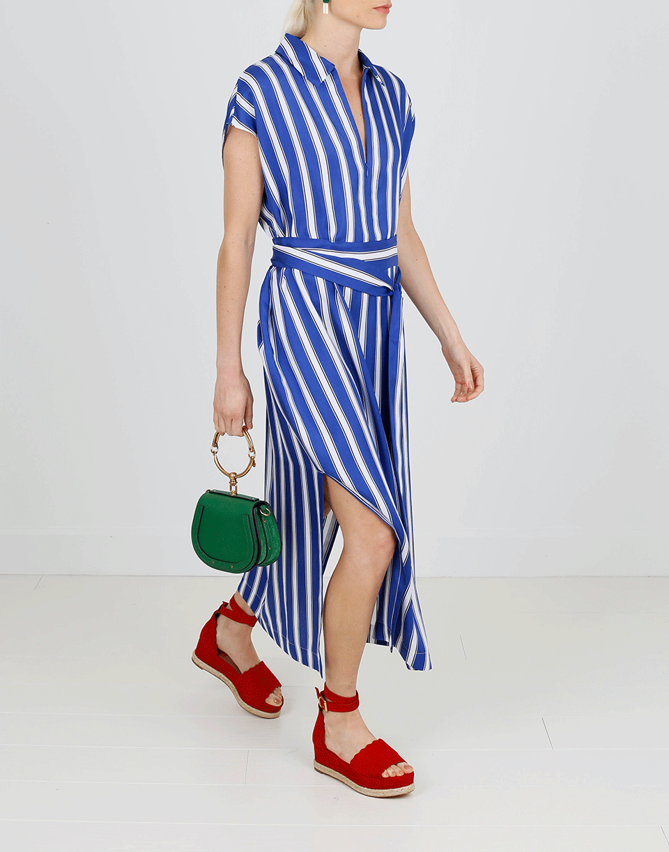 dirass shirt dress Dras Striped Shirt Dress