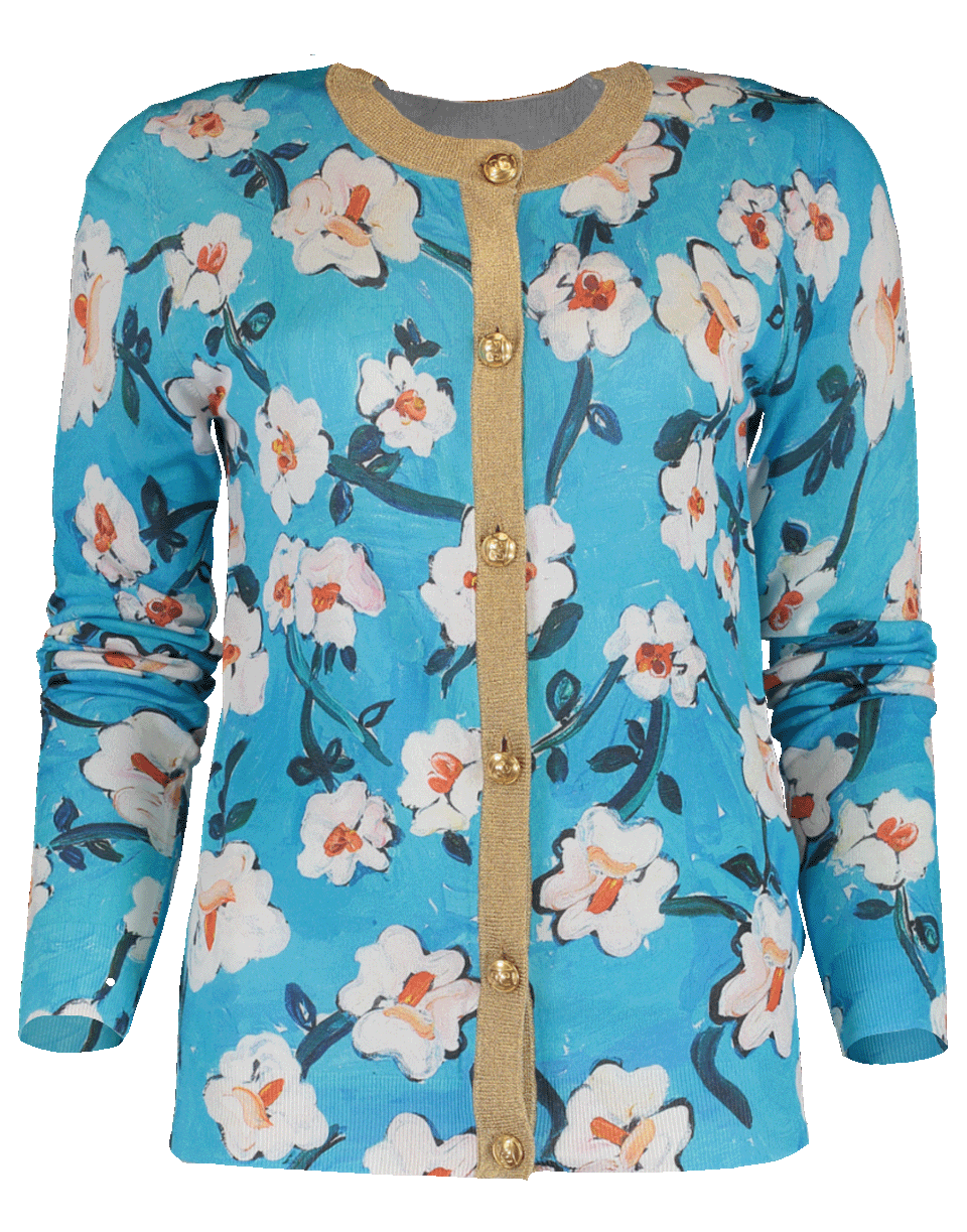 ESCADA-Siemara Floral Print Cardigan-