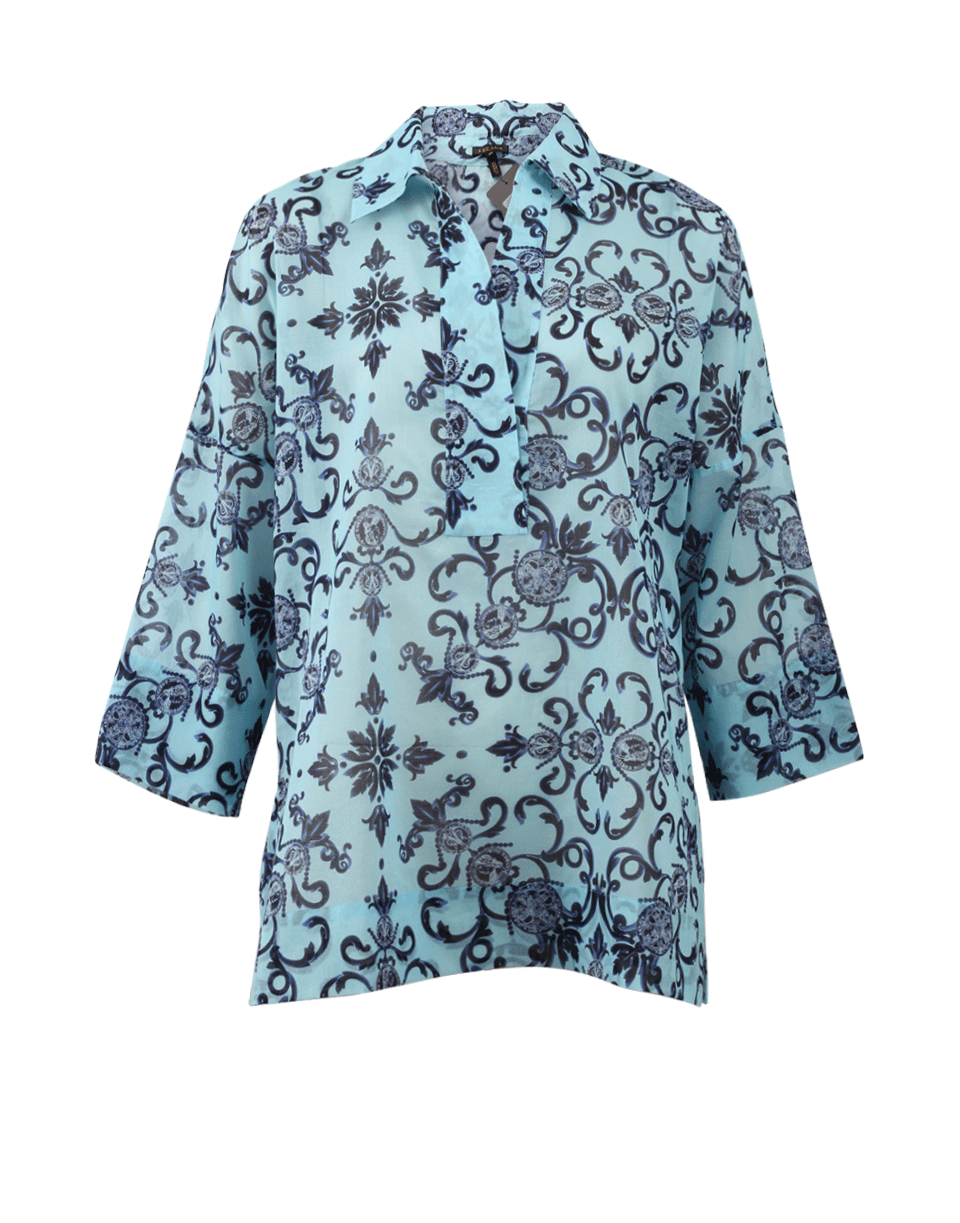 ESCADA-Nizza Print Top-