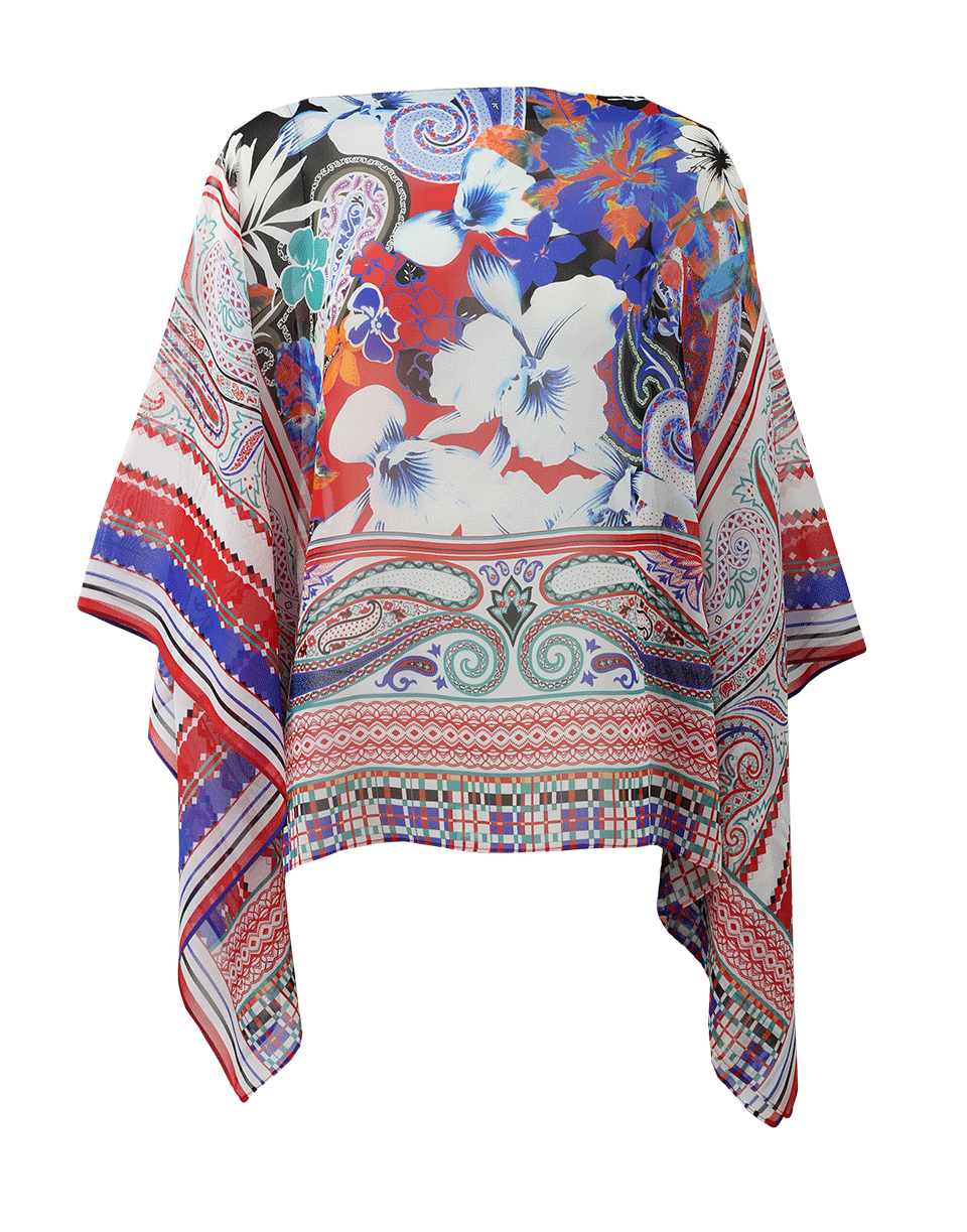 ETRO-Multi-Color Poncho-MULTI