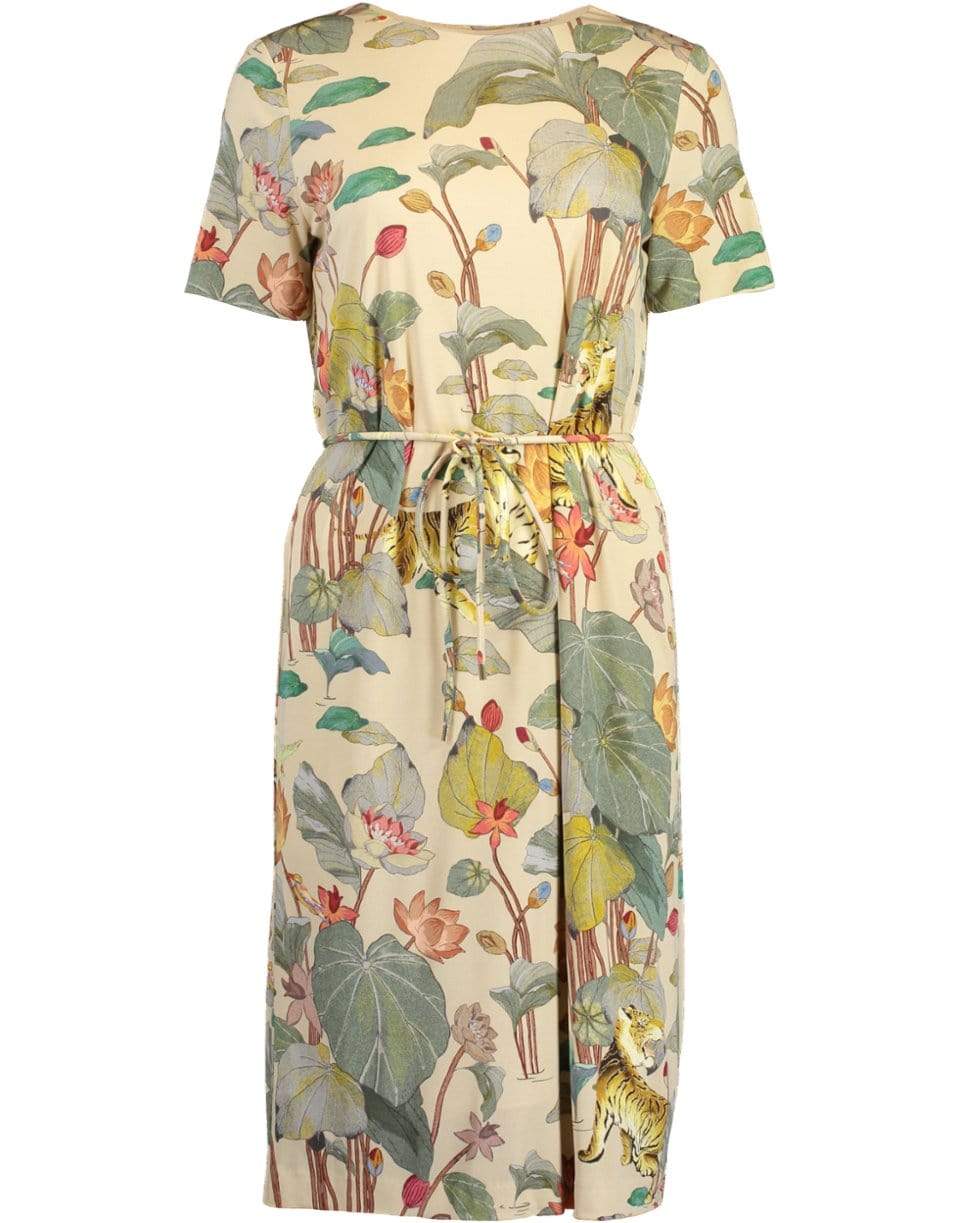 ETRO-Jungle Print Jersey Dress-