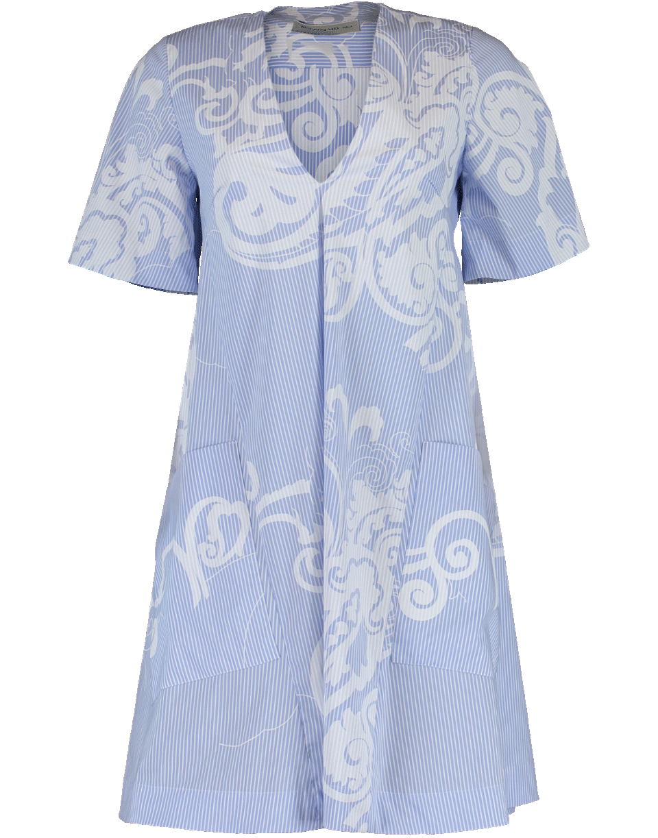 ETRO-Striped Woodstock Dress-