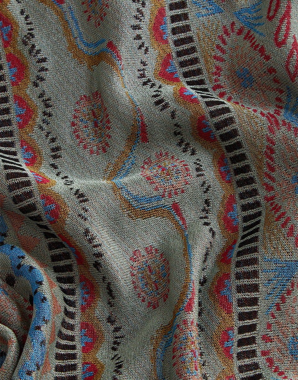 ETRO-Halter Neck Knit Maxi Dress-