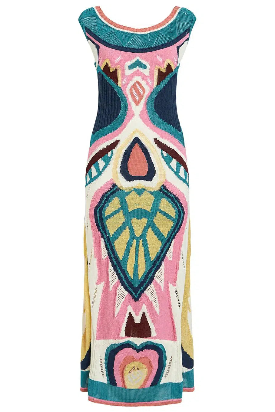 ETRO-Off Shoulder Crochet Dress-