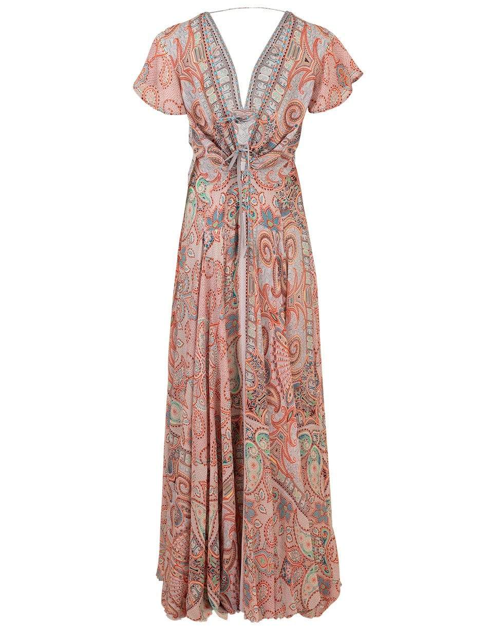 ETRO-Paisley Print Maxi Dress-MULTI