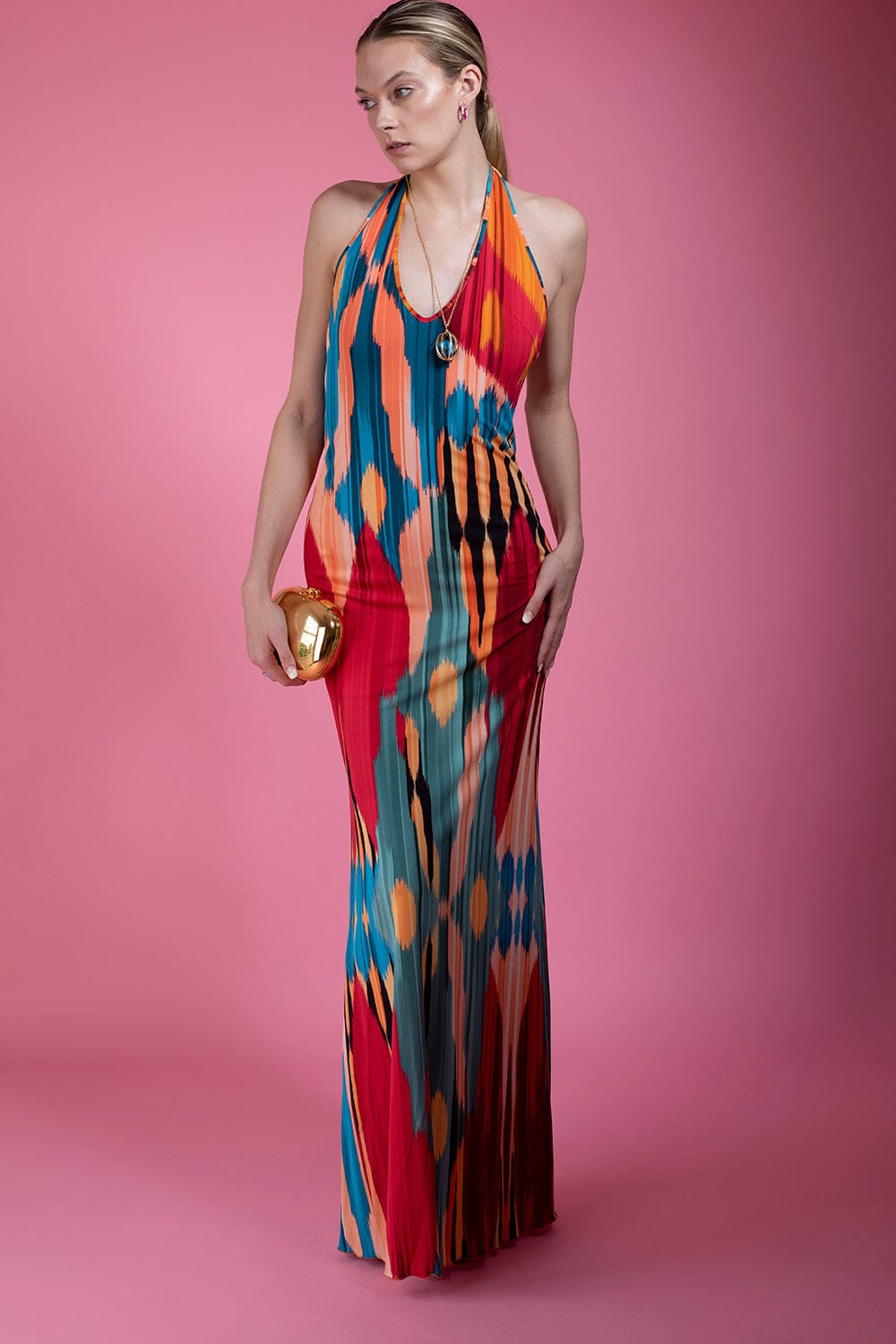 ETRO-Life Jersey Long Dress-
