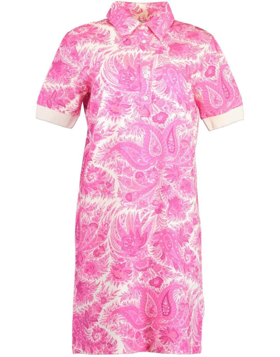 ETRO-Paisley Print Jersey Shirt Dress-