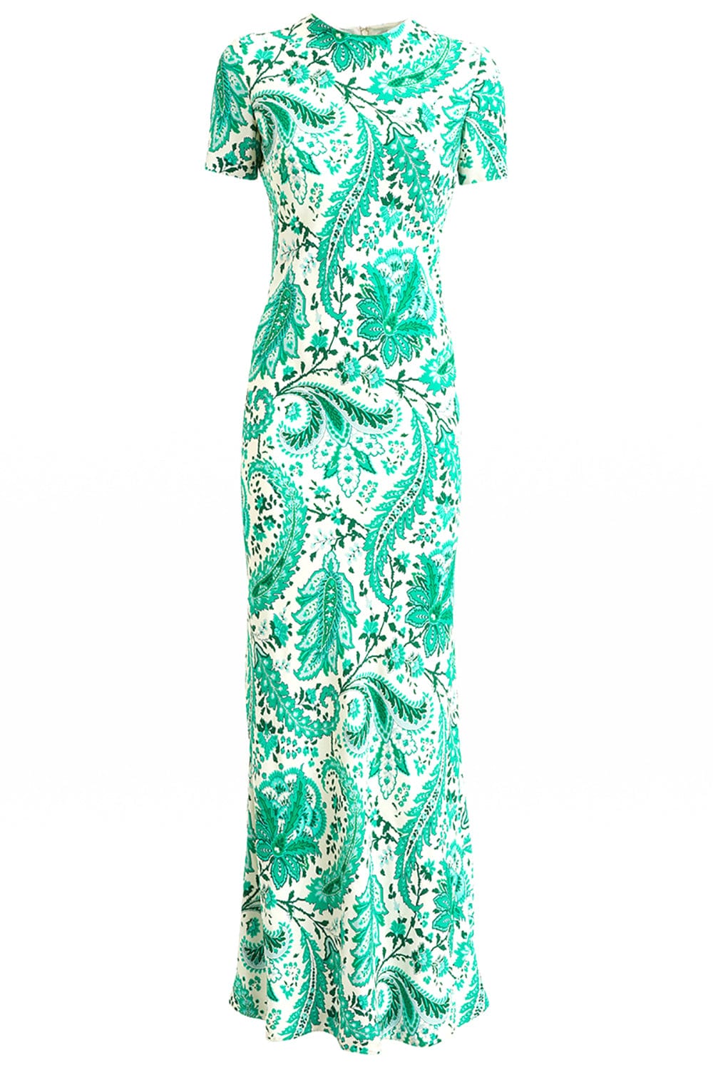 ETRO-Abito Solar Short Sleeve Maxi Dress-