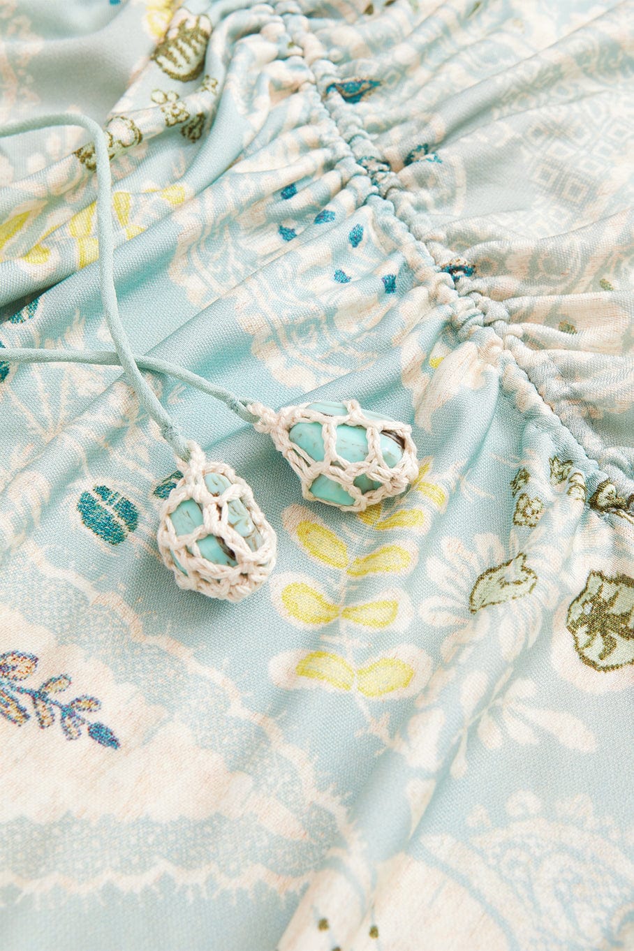 ETRO-Abito Short Sleeve Maxi Dress-