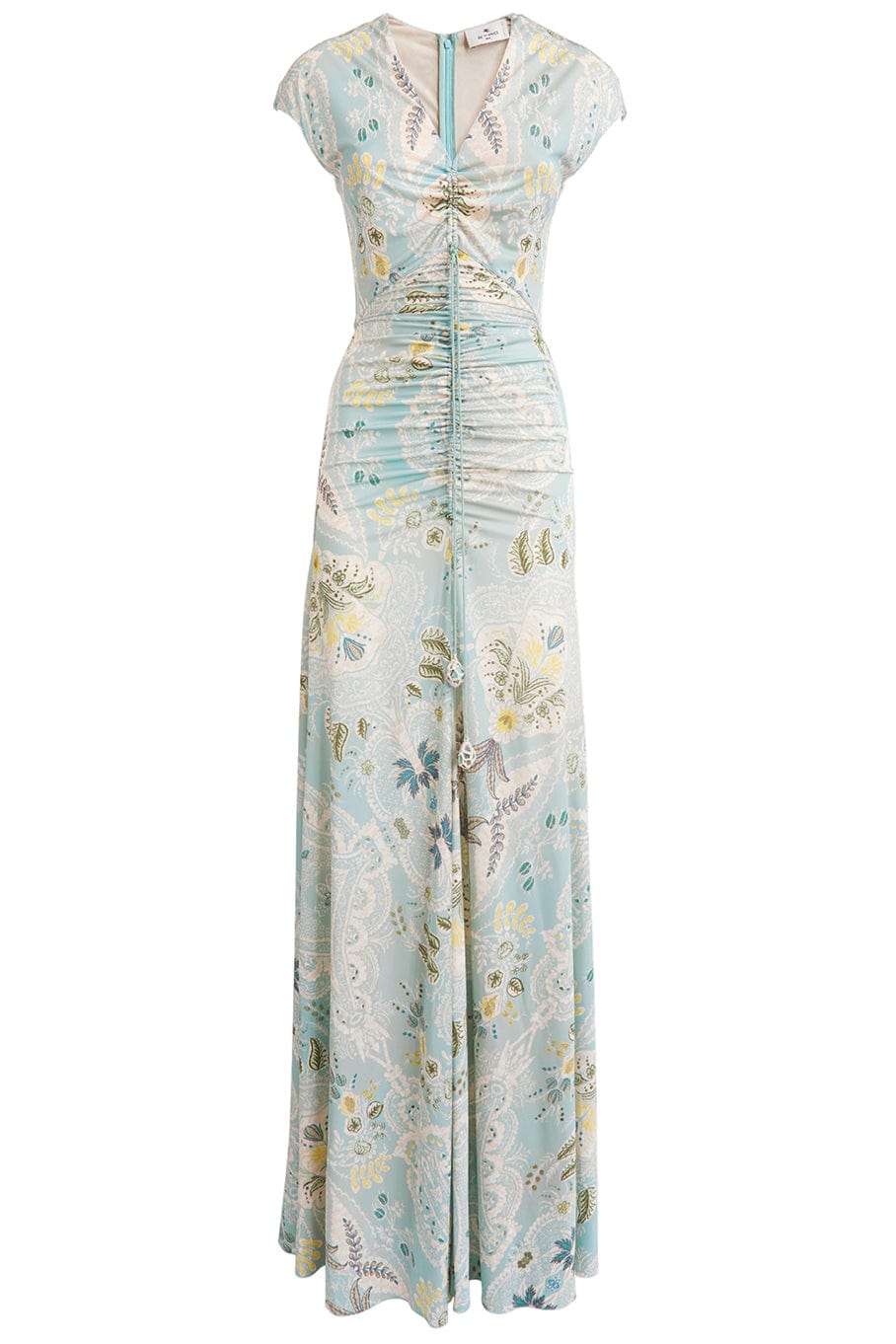 ETRO-Abito Short Sleeve Maxi Dress-