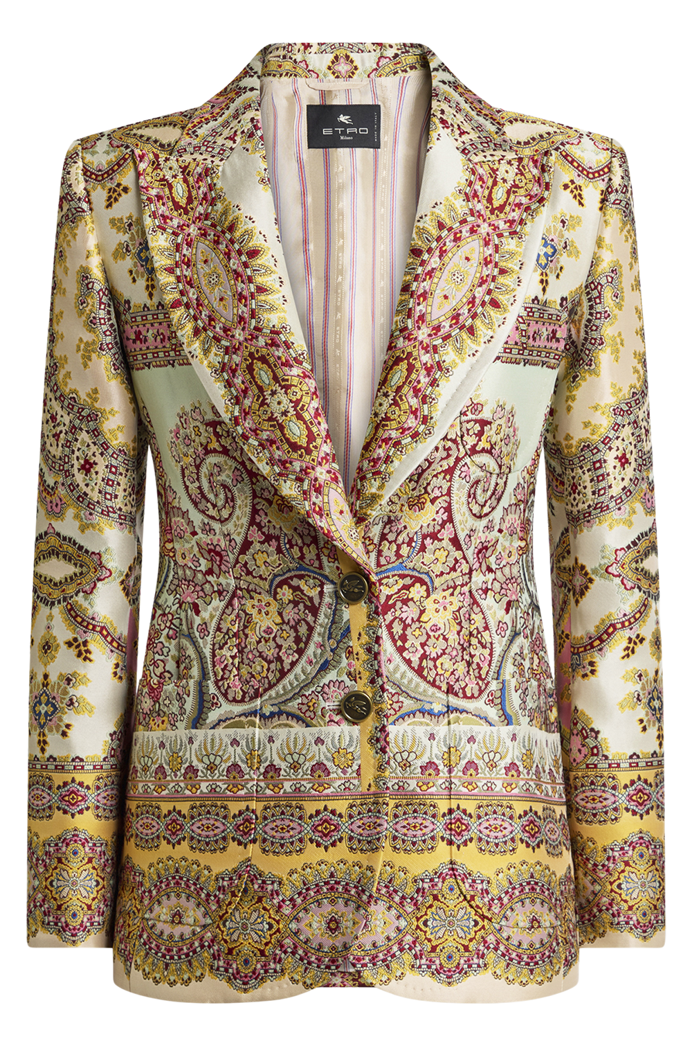  Paisley Print Jacquard Blazer-GEOMETRC-38-CLOTHINGJACKETBLAZERS-ETRO 