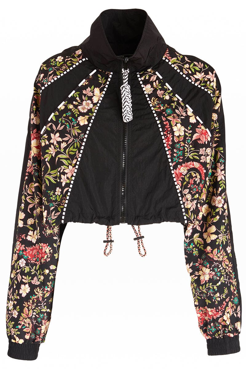 ETRO-Lotus Cropped Bomber Jacket-