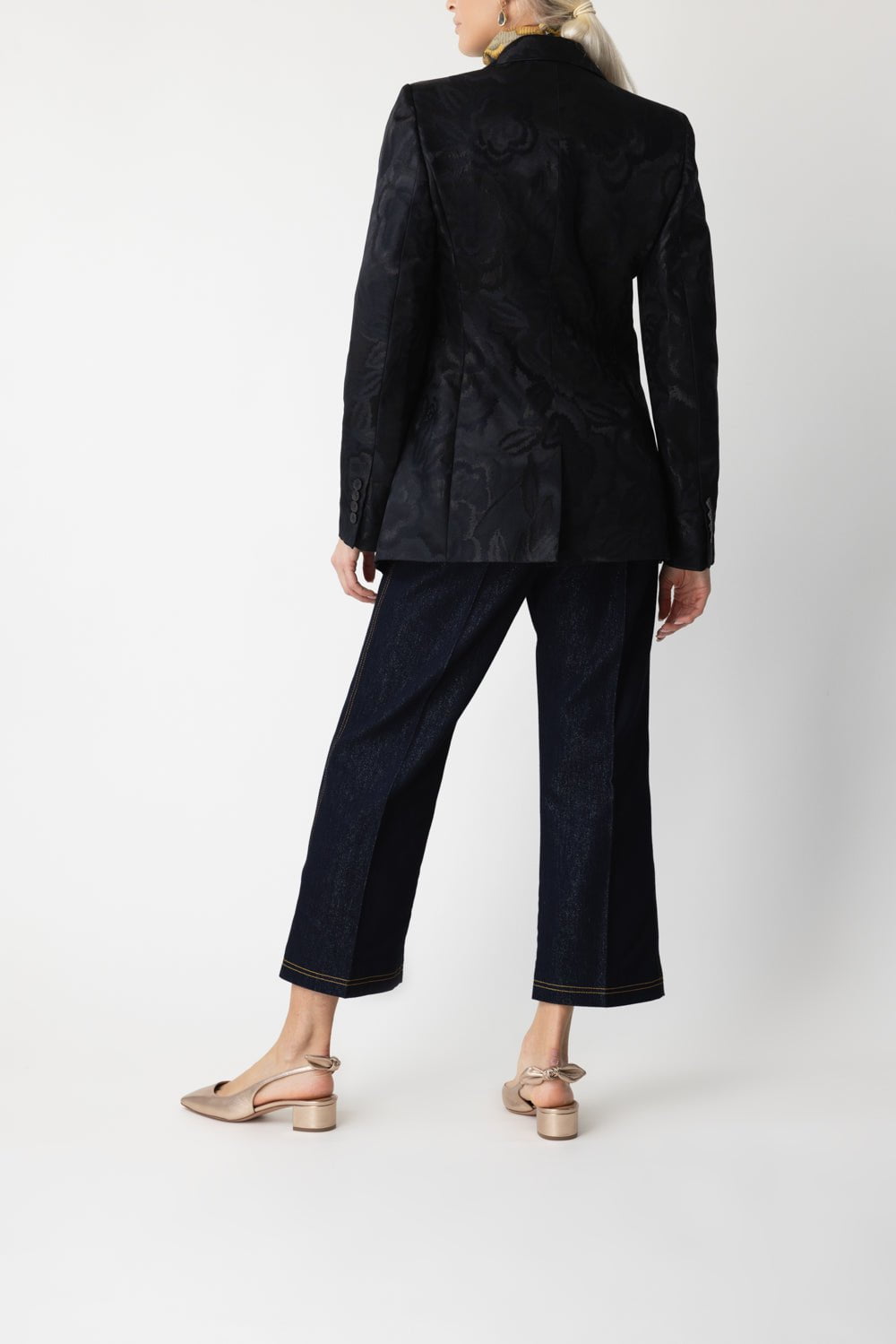 ETRO-Tie Front Fringe Blazer-