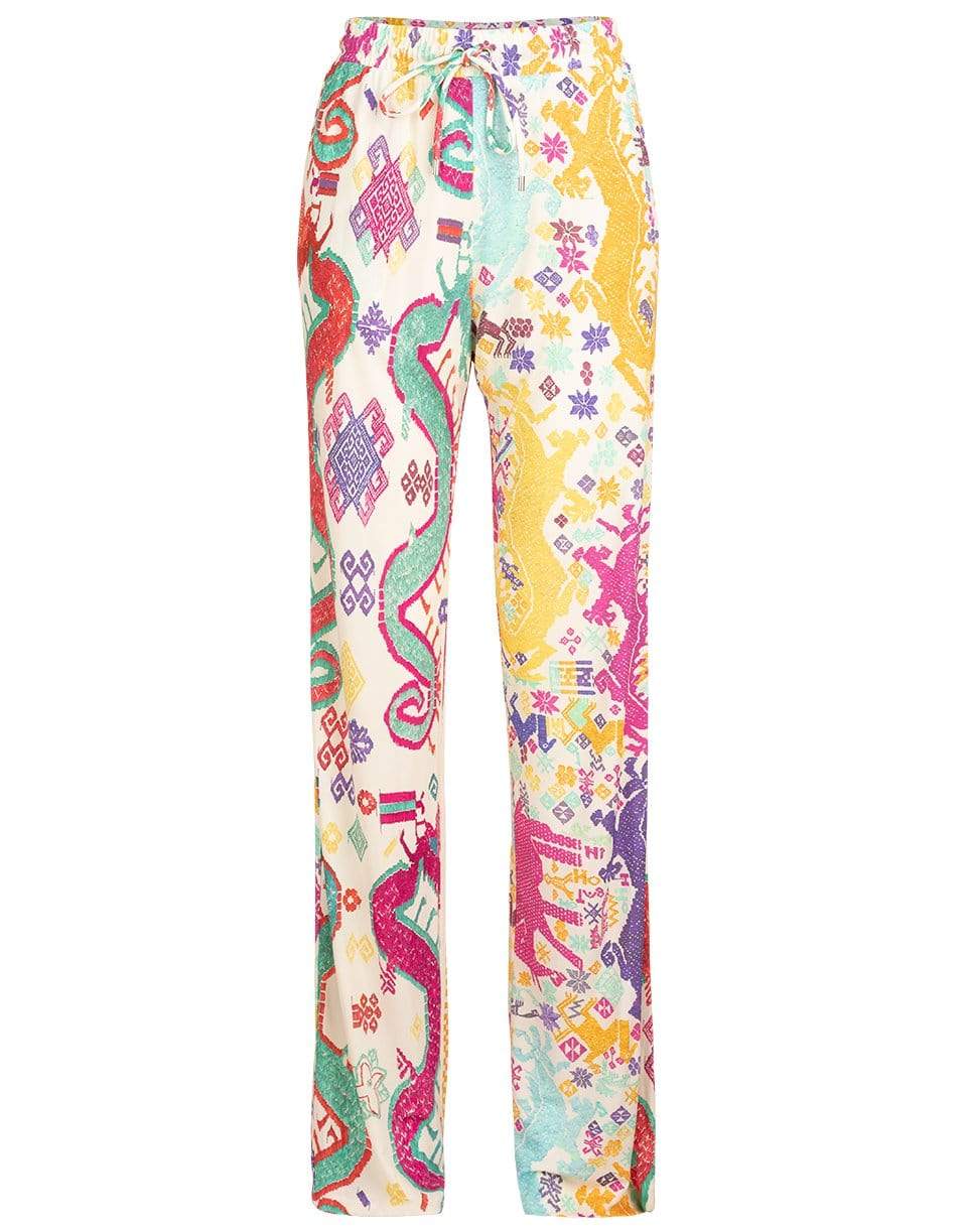 ETRO-Patmos Printed Jersey Palazzo Pants-