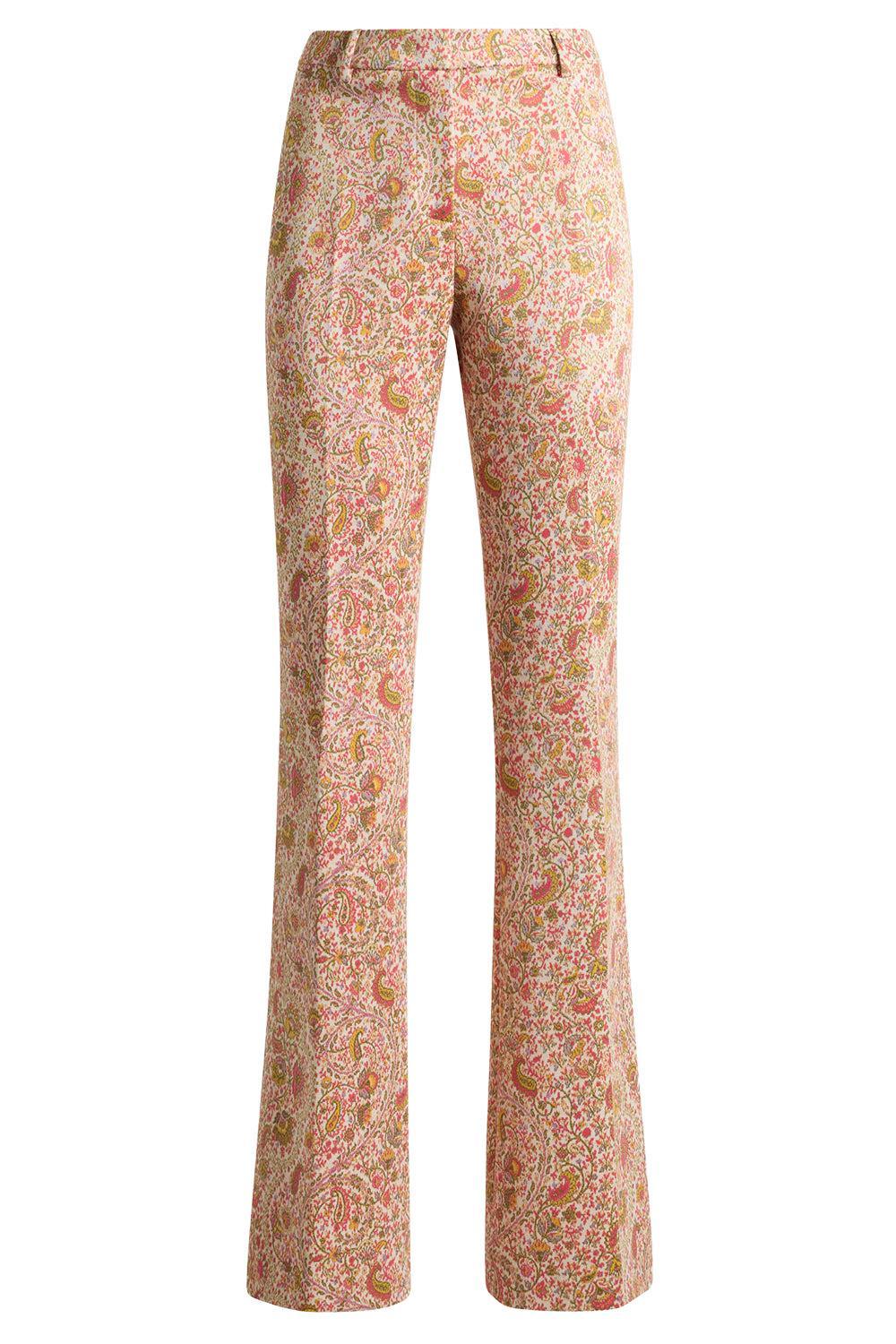 Paisley Print Flare Pant-GEOMETRC-40-CLOTHINGPANTWIDE LEG-ETRO