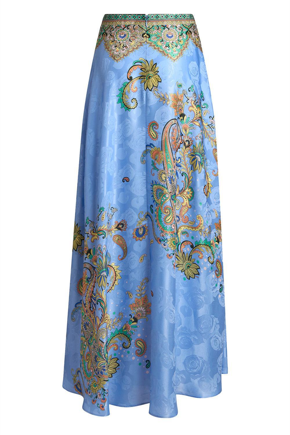 Printed Maxi Skirt-BLUE-40-CLOTHINGSKIRTMAXI-ETRO