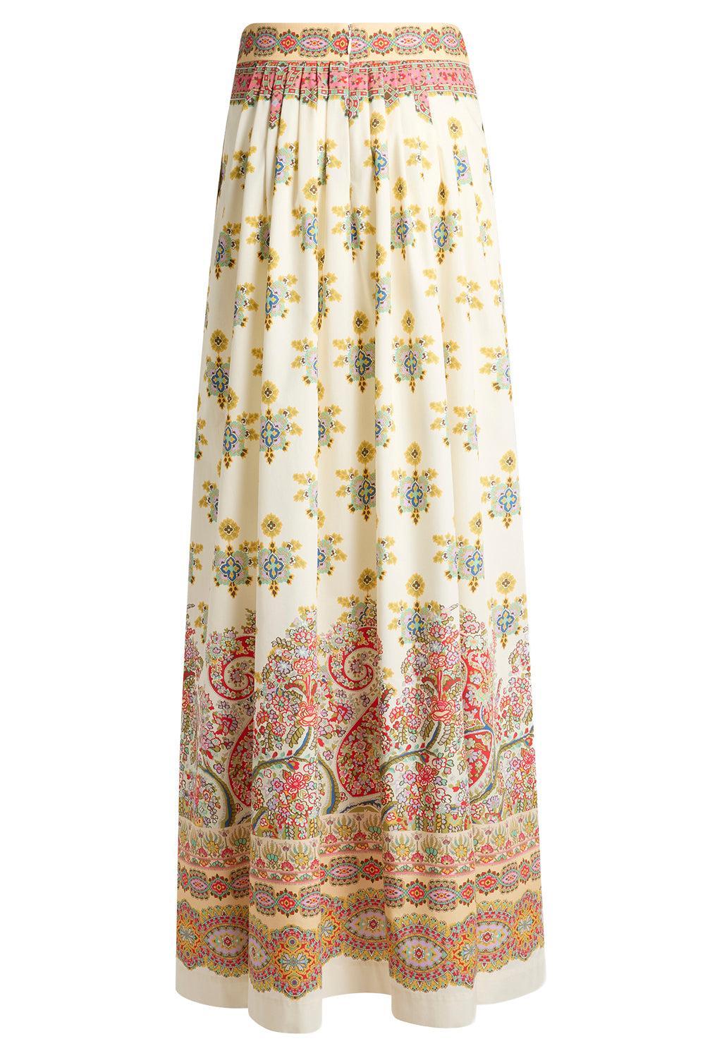  Paisley Border Print Maxi Skirt-GEOMETRC-40-CLOTHINGSKIRTMAXI-ETRO 